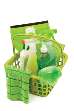 green cleaning supplies for environmental health week