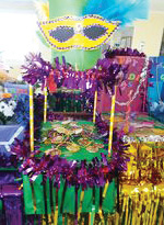 Mardi Gras decorations
