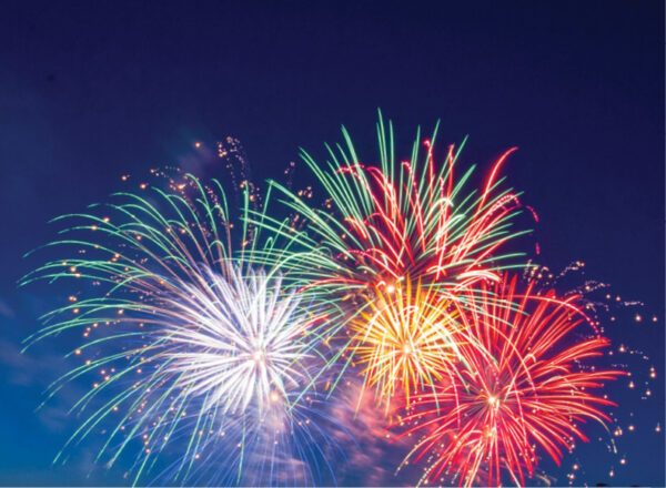 generic graphic image of fireworks on the fourth of July